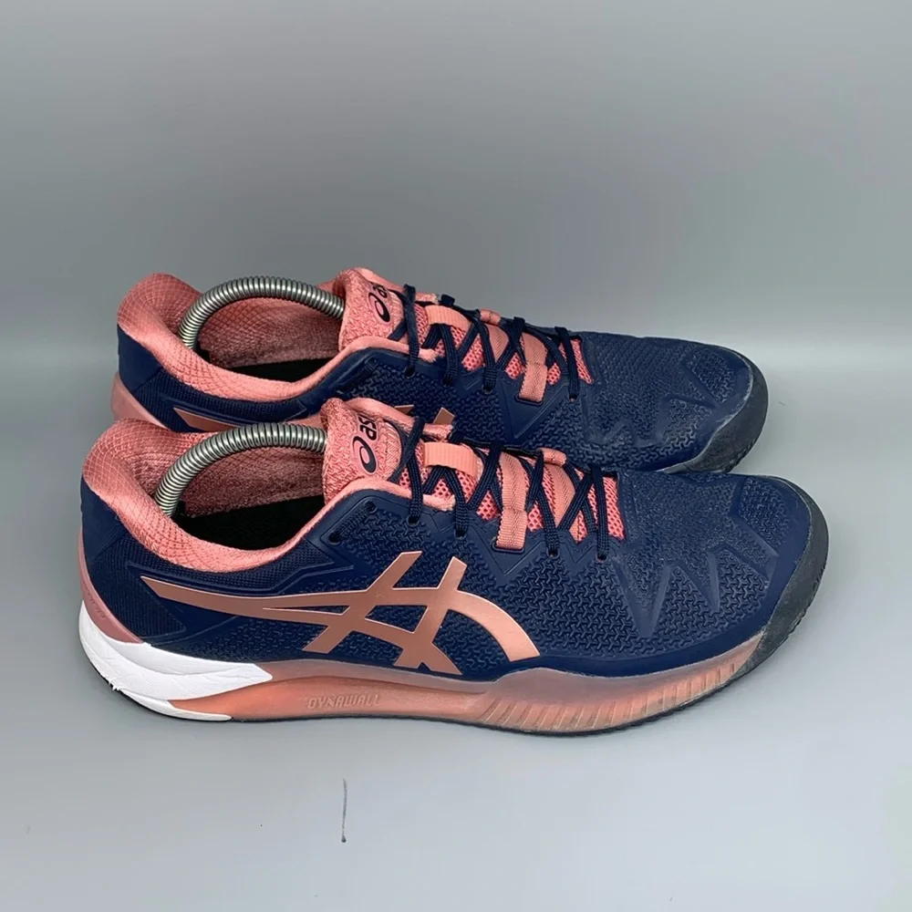 ASICS Gel-Resolution 8 Clay Tennis Shoes 1042A070 Women's Sz 11 EU‎ 43.5